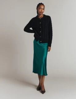 Ghost Wool Rich Cable Knit Cardigan -Cyberjammies Store wool rich cable knit cardigan 14