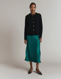 Ghost Wool Rich Cable Knit Cardigan -Cyberjammies Store wool rich cable knit cardigan 16