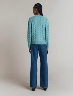 Ghost Wool Rich Cable Knit Cardigan -Cyberjammies Store wool rich cable knit cardigan 6