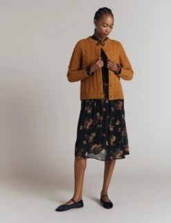 Ghost Wool Rich Cable Knit Cardigan -Cyberjammies Store wool rich cable knit cardigan 8