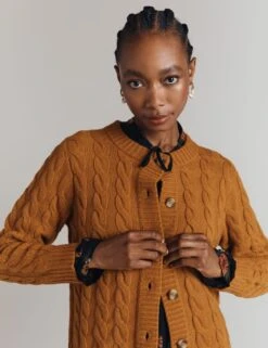 Ghost Wool Rich Cable Knit Cardigan -Cyberjammies Store wool rich cable knit cardigan 9