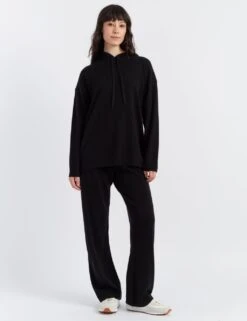 CHINTI & PARKER Wool Rich Relaxed Hoodie With Cashmere -Cyberjammies Store wool rich relaxed hoodie with cashmere 4