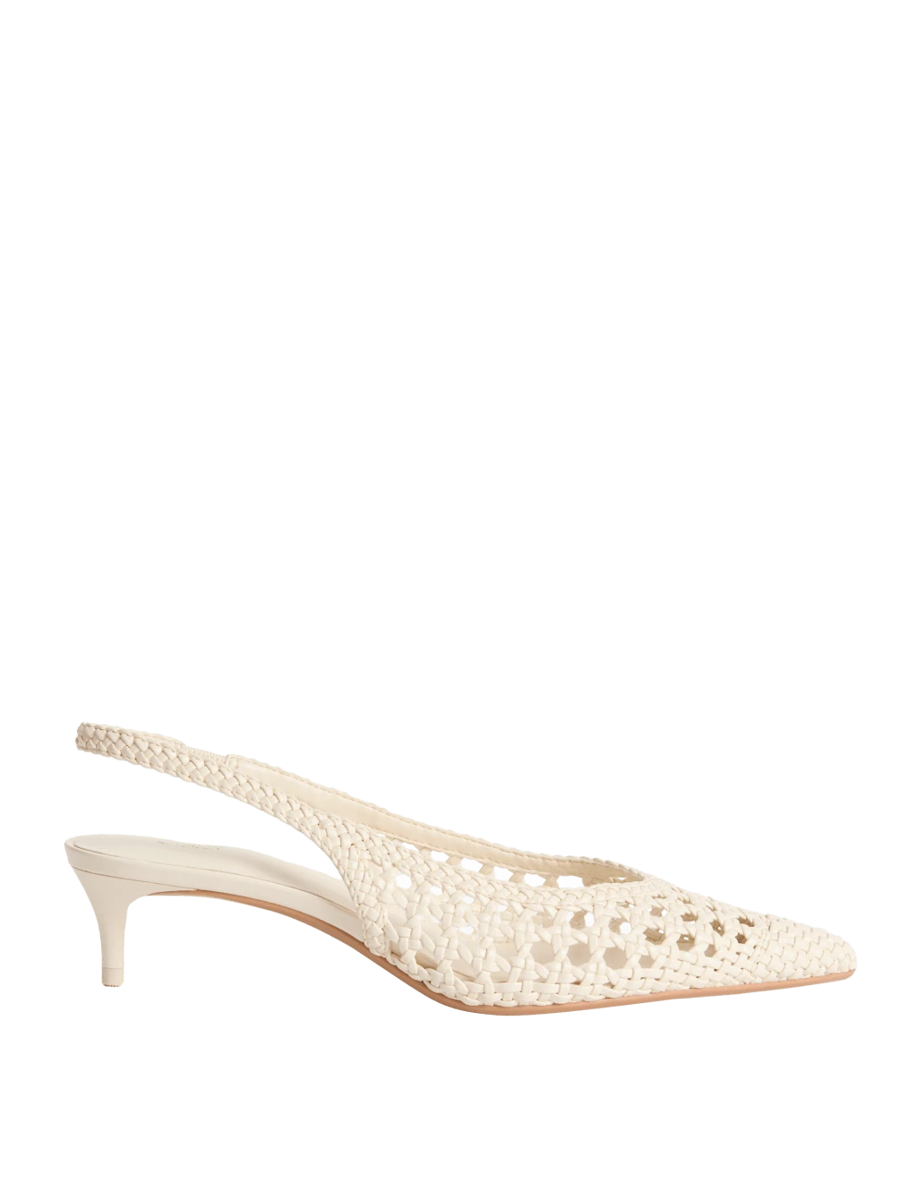 Woven Kitten Heel Slingback Shoes 13 Woven Kitten Heel Slingback Shoes - Image 13